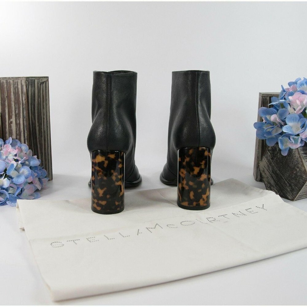 Stella McCartney Faux Leather Vegan Posie Boots 37.5 NIB - Picture 6 of 10